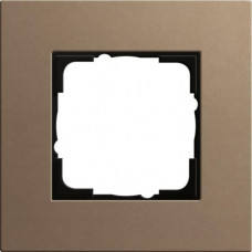 Рамка 1-постовая Gira Esprit Lenoleum-Multiplex светло-коричневый 0211221