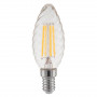 Лампа светодиодная филаментная Elektrostandard E14 7W 3300K прозрачная 4690389125270