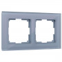Рамка Werkel Favorit на 2 поста серый WL01-Frame-02 4690389061264