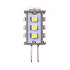 Лампа светодиодная (03972) Uniel G4 0,9W 3000K прозрачная LED-JC-12/0,9W/WW/G4 60lm