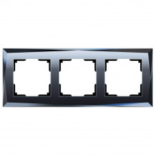 Рамка Werkel Diamant на 3 поста черный WL08-Frame-03 4690389054419