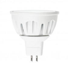 Лампа светодиодная (08147) Uniel GU5.3 7W 3000K JCDR матовая LED-JCDR-7W/WW/GU5.3/FR ALM01WH
