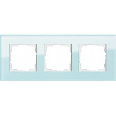 Рамка 3-постовая Gira Esprit салатовое стекло 021318