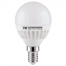 Лампа светодиодная Elektrostandard E14 7W 6500K матовая 4690389061653