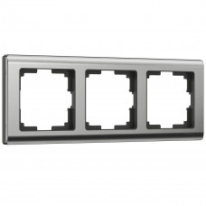 Рамка Werkel Metallic на 3 поста глянцевый никель WL02-Frame-03 4690389045929