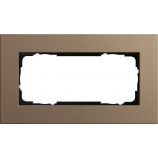 Рамка 2-модульная Gira Esprit Lenoleum-Multiplex светло-коричневый 1002221