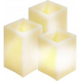 Набор декоративных свечей Feron FL073 c янтарной LED подсветкой, 3 шт, с пультом управления