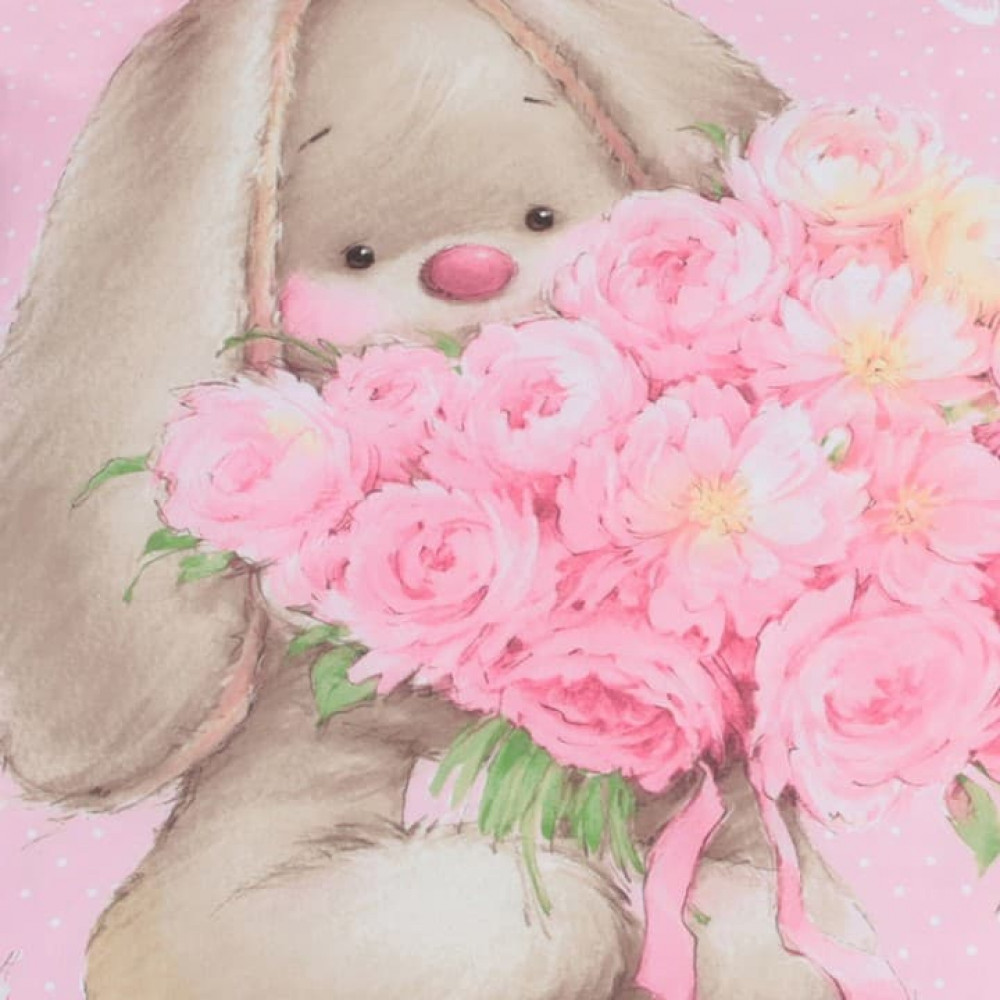Сестра зайца. Мишка с цветами. Красивый Медвежонок с цветами. Милый Медвежонок с цветами. Милая открытка с днем рождения.
