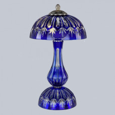 Настольная лампа декоративная Bohemia Ivele Crystal Ivele Crystal 5 1370L/3/25 Ni Clear-Blue/H-1I