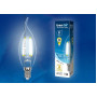 Лампа светодиодная филаментная Uniel E14 6W 4000K прозрачная LED-CW35-6W/NW/E14/CL GLA01TR UL-00002229