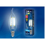 Лампа светодиодная филаментная Uniel E14 6W 4000K прозрачная LED-CW35-6W/NW/E14/CL PLS02WH UL-00001374