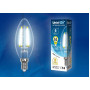 Лампа светодиодная филаментная Uniel E14 6W 4000K прозрачная LED-C35-6W/NW/E14/CL GLA01TR UL-00002198